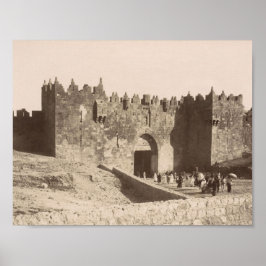 Poster Jerusalém - Porta de Damasco