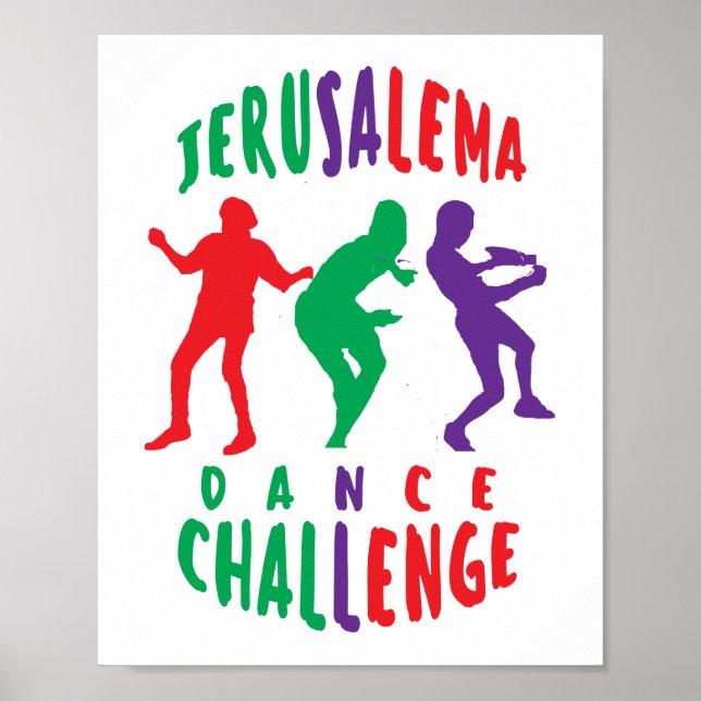 POSTER JERUSALEMA DANCE CHALLENGE (Frente)