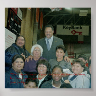 Poster Jesse Jackson Com Americanos nativos