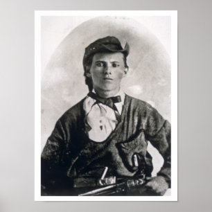 Pôster Jesse Woodson James (foto b/w)