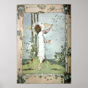 Poster Jessie M. King - Borboletas Tudo Azul