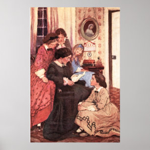 Pôster Jessie Willcox Smith - a letra