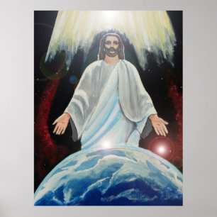 Pôster Jesus, A Luz do Mundo da Arte Cristã