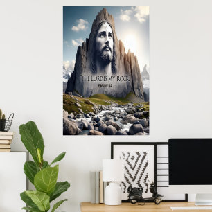 Poster Jesus, a Pedra da Idade