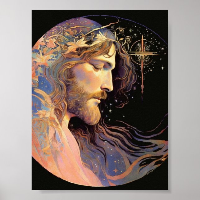 Poster Jesus AI — Arte Gerada (Frente)