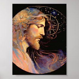 Poster Jesus AI — Arte Gerada