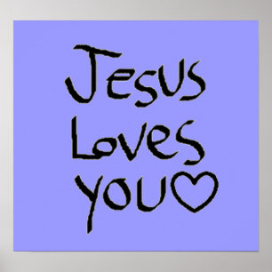 Pôster Jesus ama-o