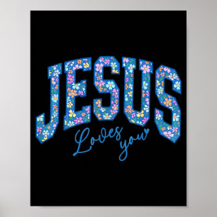 Poster Jesus Ama Você, Bíblia Deus Fé Igreja Cristã
