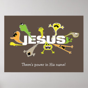 Poster Jesus assustador