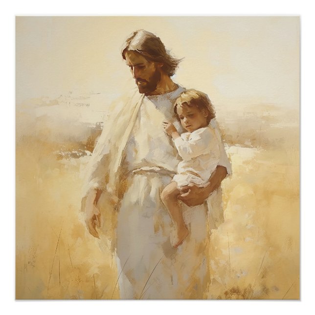 Pôster jesus, bible art, new testament (Frente)