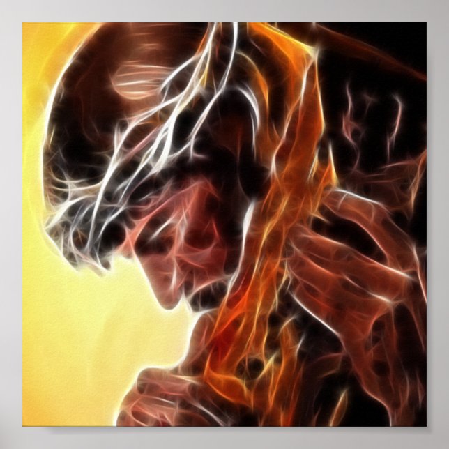 Poster Jesus Carregando A Cruz (Frente)