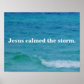 PÔSTER JESUS CHAMOU A TEMPESTADE