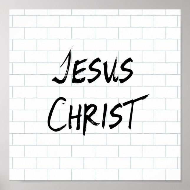 Poster Jesus Christ The Wall (Frente)