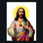 Poster Jesus Christus no estilo de arte Pop<br><div class="desc">Pop Art Jesus Cristo. Variação cultural pop de Jesus no estilo pop como Ícone Pop. Bela Arte para o amante de Jesus,  cristão engraçado,  crucificação,  contemporâneo,  vintage,  retrô,  moderno.</div>
