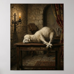 Poster Jesus Cordeiro de Deus - Agnus Dei