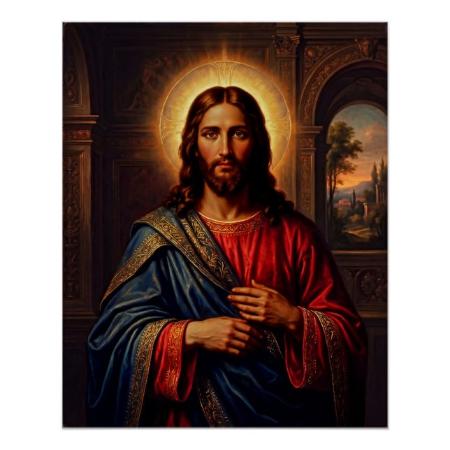 Pôster Jesus Cristo Ama Você (Frente)
