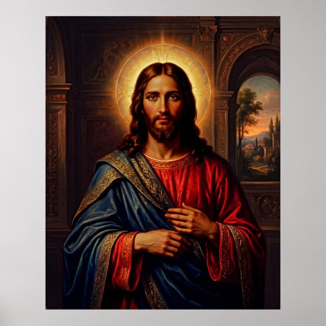 Poster Jesus Cristo Ama Você (Frente)