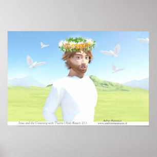 Poster Jesus Cristo e a Coroação com Espinhos