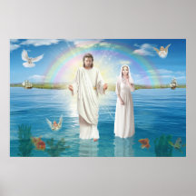 Jesus Cristo e a Virgem Maria Regina Coeli
