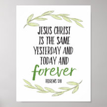 Jesus Cristo é o mesmo para sempre