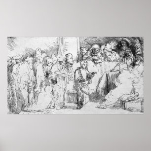 Poster Jesus Cristo entre os Médicos