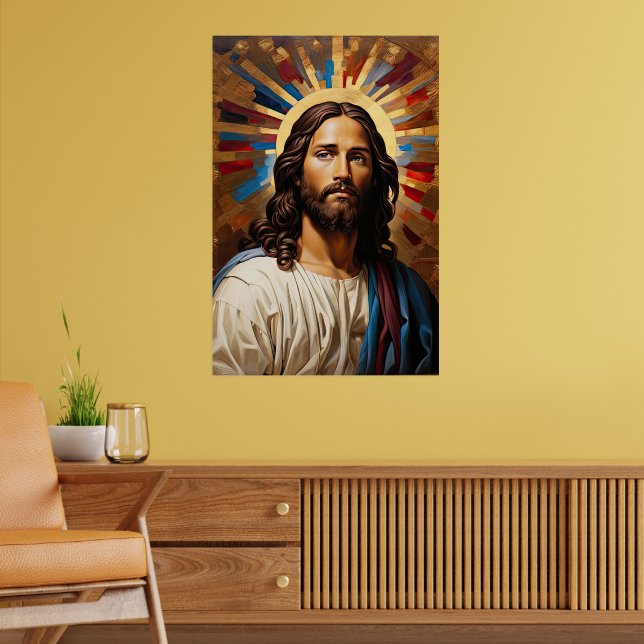 Poster Jesus Cristo - Luz da Fé (Sala de Estar 2)