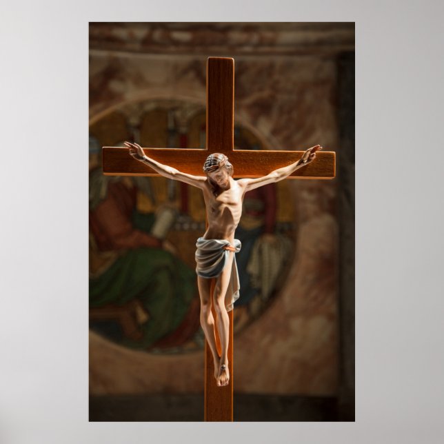 Pôster Jesus Cristo na Cruz (Frente)