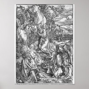 Pôster Jesus Cristo no Monte das Oliveiras