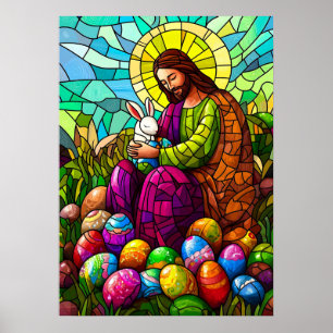 Poster Jesus Cristo Páscoa Vidro Apanhado