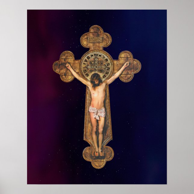 Poster Jesus Cristo Passion Crucifixion Rua Benediction C (Frente)