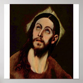 Pôster Jesus Cristo por volta de 1580-1585