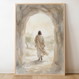 Poster Jesus Cristo Ressuscitado, Pintura de Páscoa, Jesu