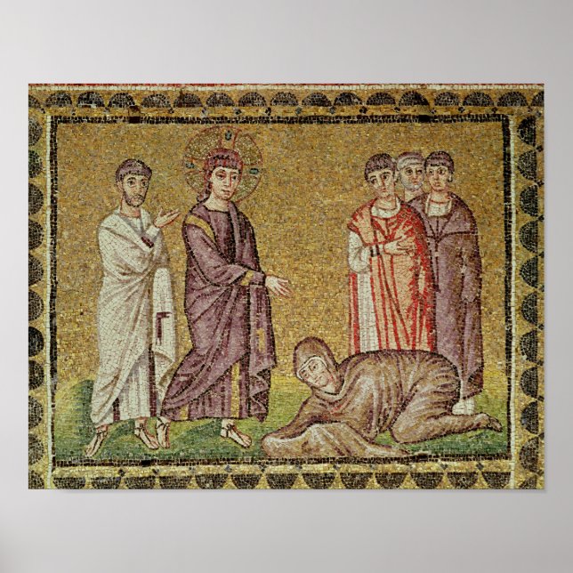 Poster Jesus Curta a Mulher que Sangra (Frente)