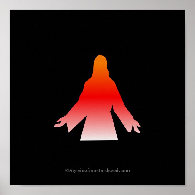 Pôster Jesus de Natal (Frente)