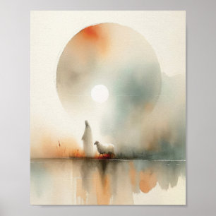 Poster Jesus deixa os 99 - Parábola da ovelha perdida