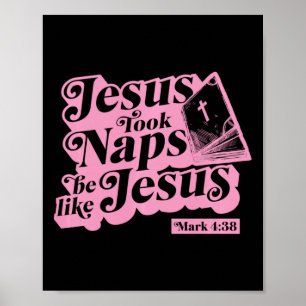 Poster Jesus Dormiu Sonecas Seja Como Jesus Marcos 4 38 V