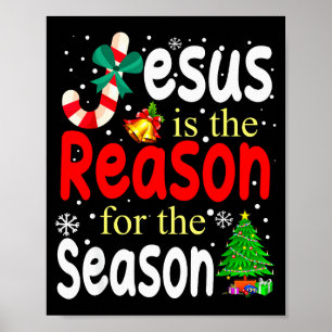 Poster Jesus É A Razão Da Temporada Cristã Natal