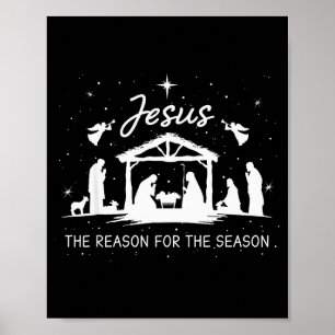 Poster Jesus É A Razão Da Temporada De Natal Xmas