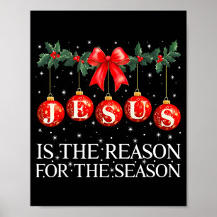 Poster Jesus É A Razão Da Temporada De Natal Xmas