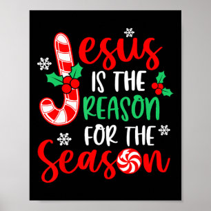 Poster Jesus É A Razão Do Natal Da Época