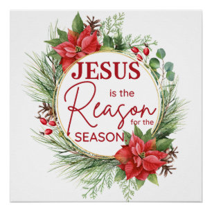 Pôster Jesus é a razão do Natal da temporada