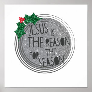Poster Jesus é a razão para a estação