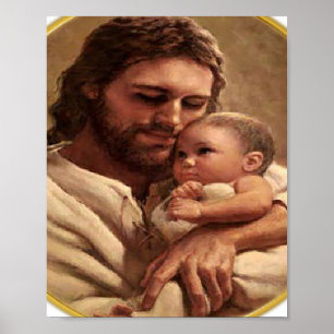 Poster Jesus e criança