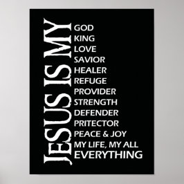 Poster Jesus é meu