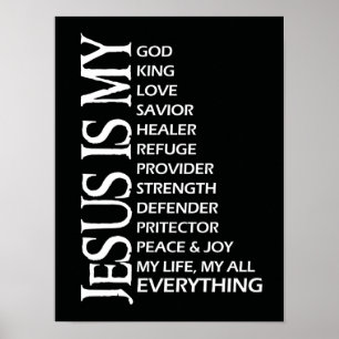 Poster Jesus é meu
