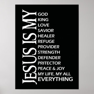 Poster Jesus é meu