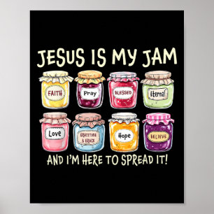 Poster Jesus É Meu Emperramento E Estou Aqui Para Espalha