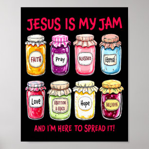 Poster Jesus É Minha Paixão E Estou Aqui Para Difundi-Lo
