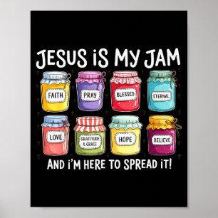 Poster Jesus É Minha Paixão E Estou Aqui Para Espalhar Bi