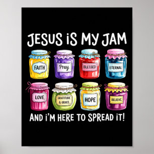 Poster Jesus É Minha Paixão E Estou Aqui Para Espalhar Bi